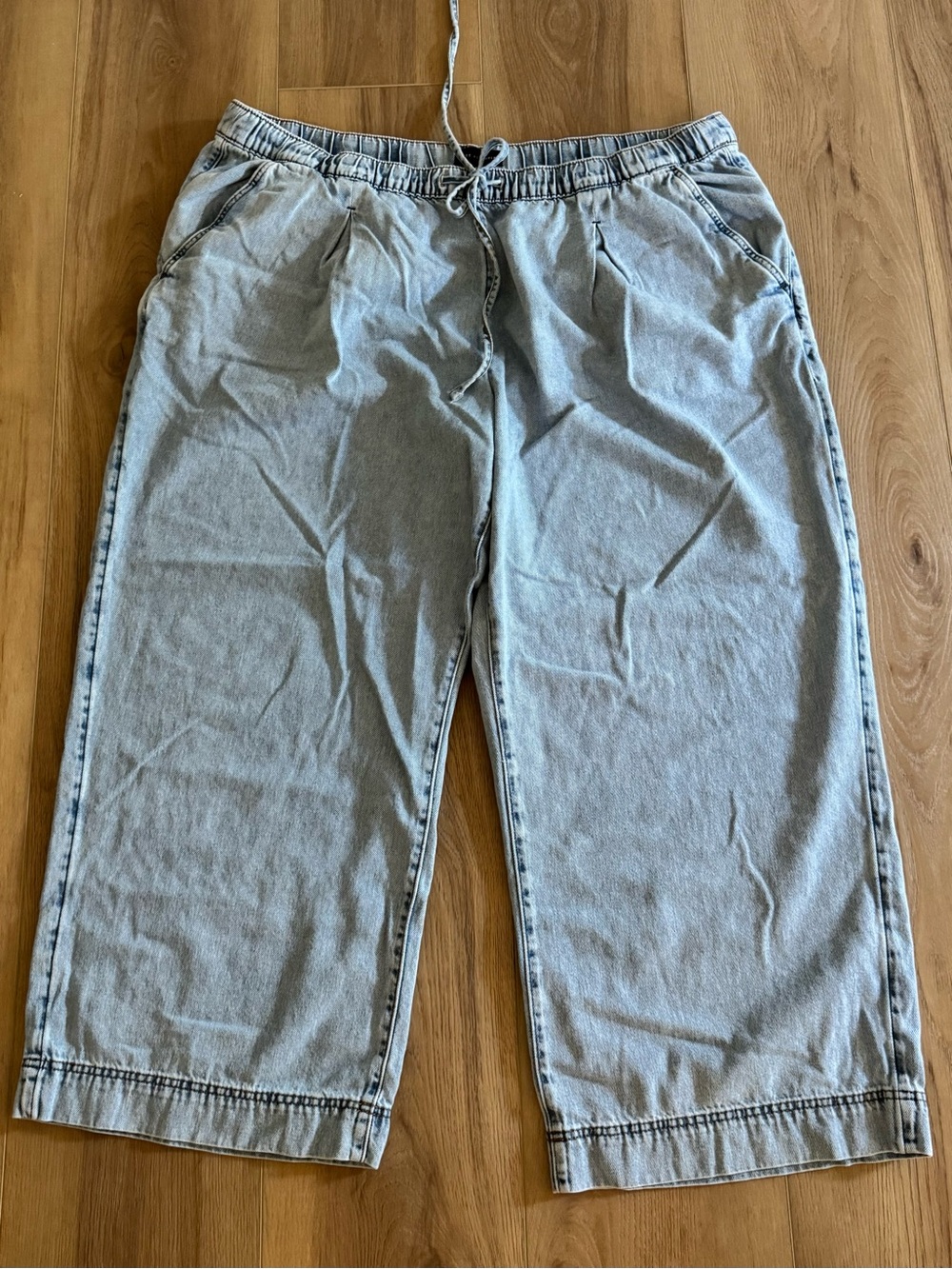 Free Assembly Pull On Wide Leg Jeans 2x